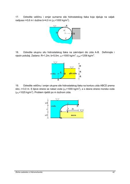 ZBIRKA ZADATAKA IZ HIDROMEHANIKE - SveuÄiliÅ¡te Josipa Jurja ...