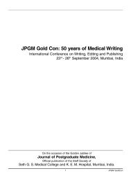 JPGM Gold Con - Journal of Postgraduate Medicine