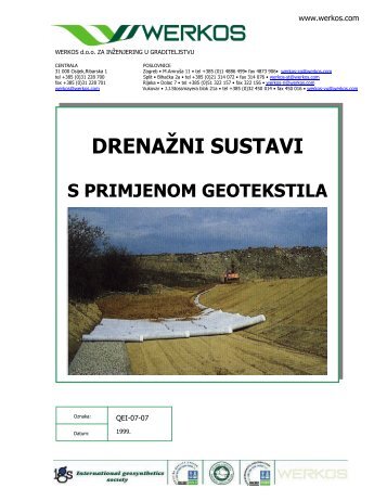 DRENAÅ½NI SUSTAVI - Werkos doo