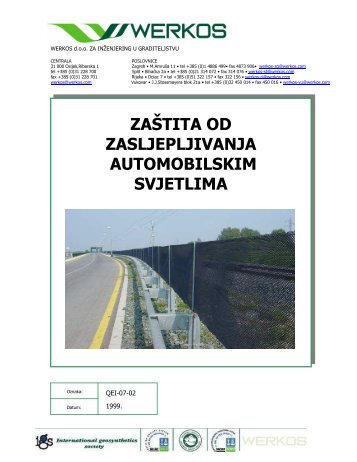 zaÅ¡tita od zasljepljivanja automobilskim svjetlima - Werkos doo