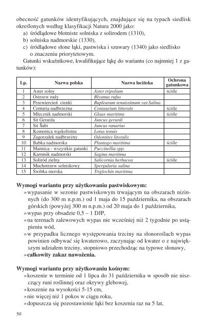 program rolnoÅrodowiskowy 2007â2013 - Baltic Green Belt