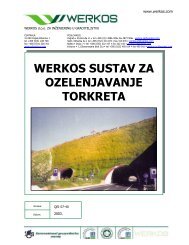 WERKOS SUSTAV ZA OZELENJAVANJE TORKRETA - Werkos doo