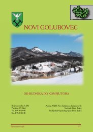 NOVI GOLUBOVEC - zagorjepublic