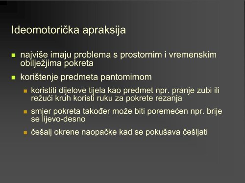 Prostorne i konstrukcijske funkcije, apraksje