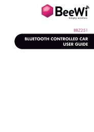 bluetooth controlled car user guide bbz251 - BeeWi Simply Wireless