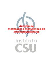 Resumo Montagem e Manutenção de Micros - Instituto CSU