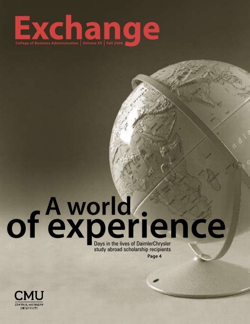 of experience A world - Central Michigan University
