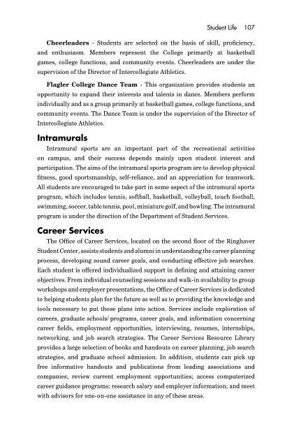 2013-2014 Course Catalog - PDF Format - Flagler College