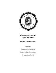 Commencement Spring 2011 - Flagler College