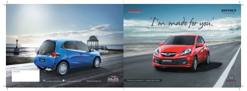 Brio Brochure - Honda Cars India