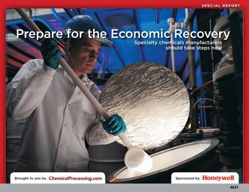 Prepare for the Economic Recovery - Chemical Processing