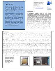 CASE STUDY Application of Dissolved Air Flotation - Chemical ...