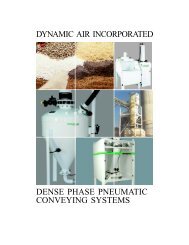 Dense Phase Pneumatic Conveying Systems - Chemical Processing