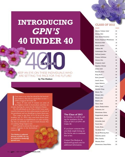 40 Under 40