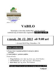 VABILO - KGZ Ptuj