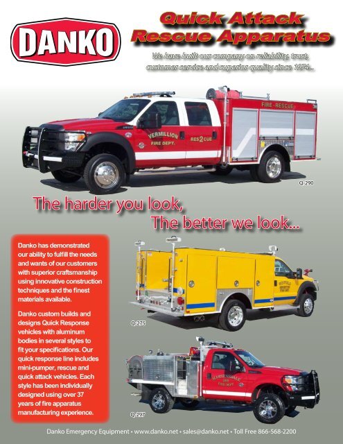 Quick Attack Brochure - Danko Emergency Equipment Co.