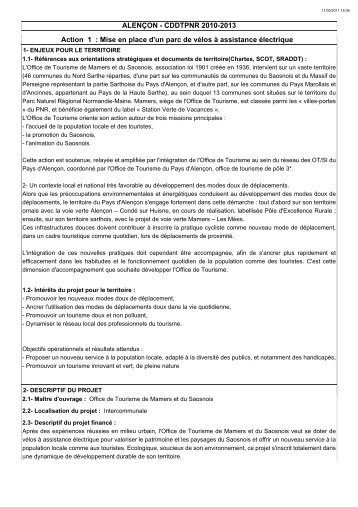 Retrouvez le programme d'actions - Pays d'AlenÃ§on