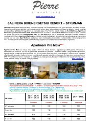 Cenovnik za Å¡tampu, Apartmani Vila Maia - Pierretravel.co.rs