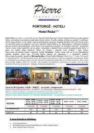 Cenovnik za Å¡tampu, Hotel RoÅ¾a - Pierretravel.co.rs