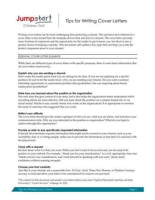Tips On Writing A Cover Letter from img.yumpu.com