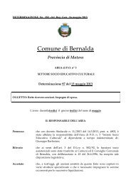 DETERMINAZIONE N.350.pdf - Comune di Bernalda