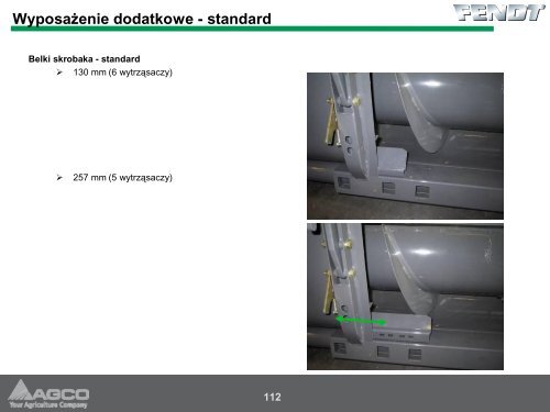 Informacje techniczne o kombajnie FENDT - Korbanek