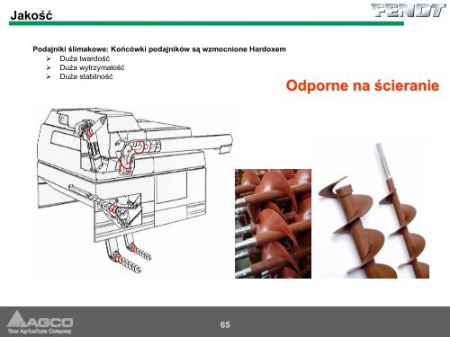 Informacje techniczne o kombajnie FENDT - Korbanek