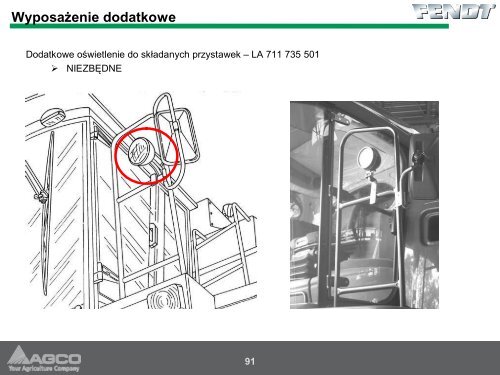 Informacje techniczne o kombajnie FENDT - Korbanek