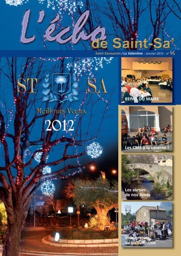 l'e choJanvier2012_Mise en page 1 - Saint-Savournin