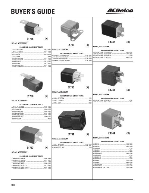 BUYER'S GUIDE - ACDelco