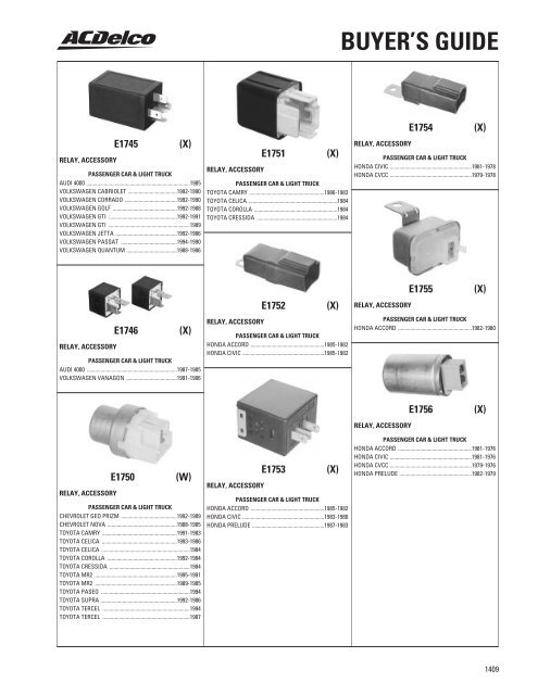 BUYER'S GUIDE - ACDelco