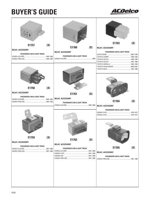 BUYER'S GUIDE - ACDelco