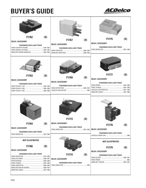 BUYER'S GUIDE - ACDelco