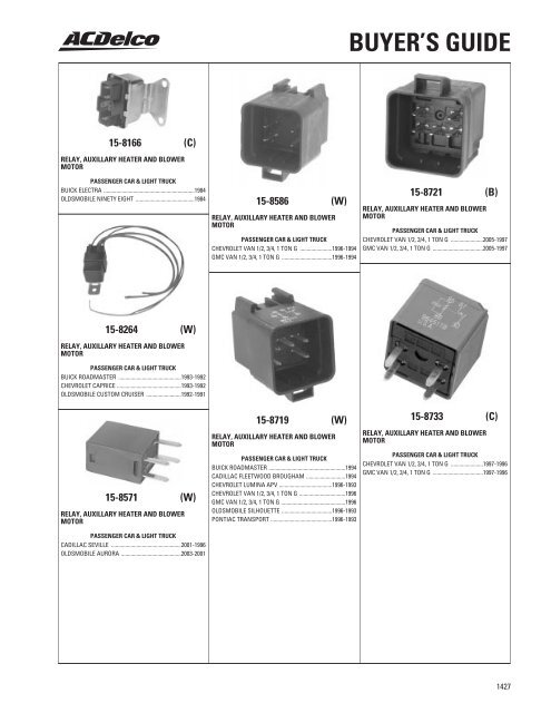 BUYER'S GUIDE - ACDelco