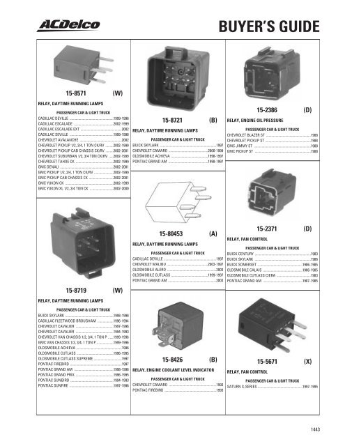 BUYER'S GUIDE - ACDelco