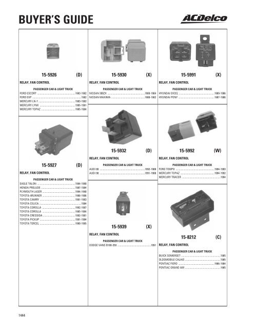 BUYER'S GUIDE - ACDelco