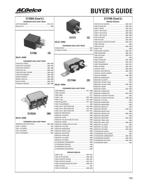 BUYER'S GUIDE - ACDelco