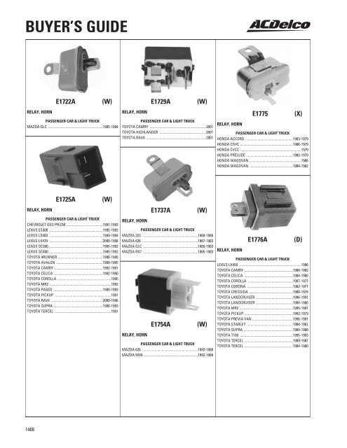 BUYER'S GUIDE - ACDelco