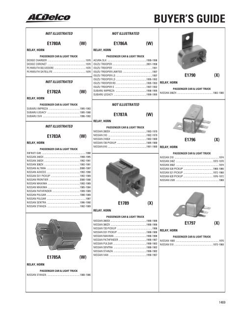 BUYER'S GUIDE - ACDelco