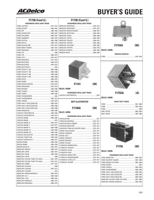 BUYER'S GUIDE - ACDelco