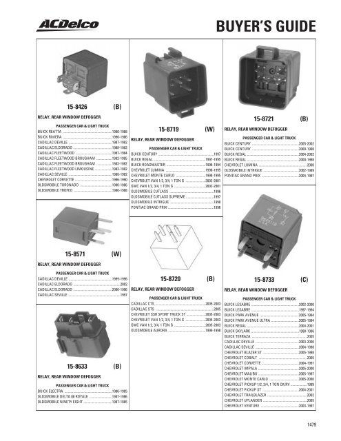 BUYER'S GUIDE - ACDelco