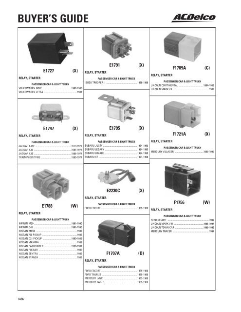 BUYER'S GUIDE - ACDelco