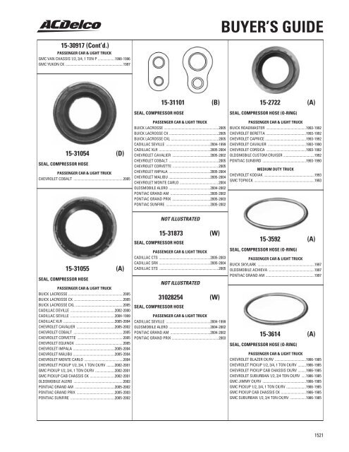 BUYER'S GUIDE - ACDelco