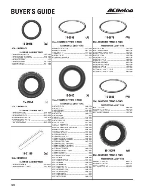 BUYER'S GUIDE - ACDelco