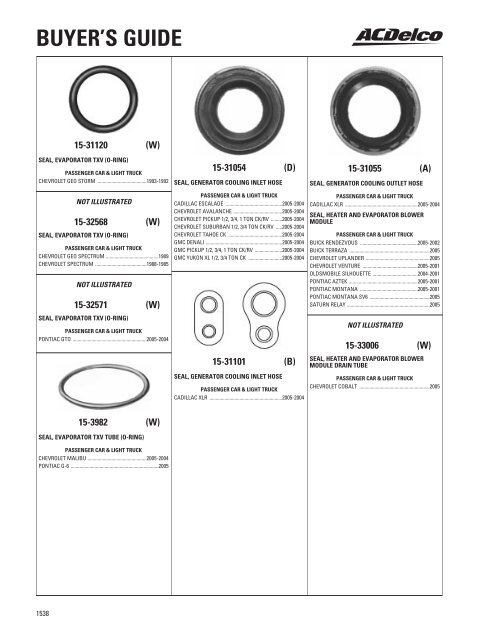 BUYER'S GUIDE - ACDelco