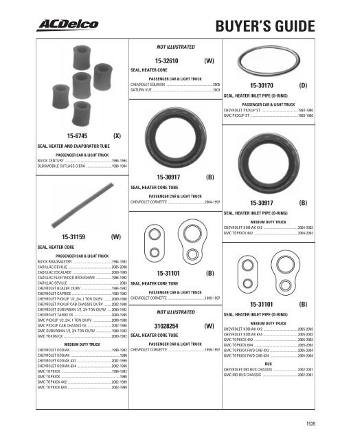 BUYER'S GUIDE - ACDelco