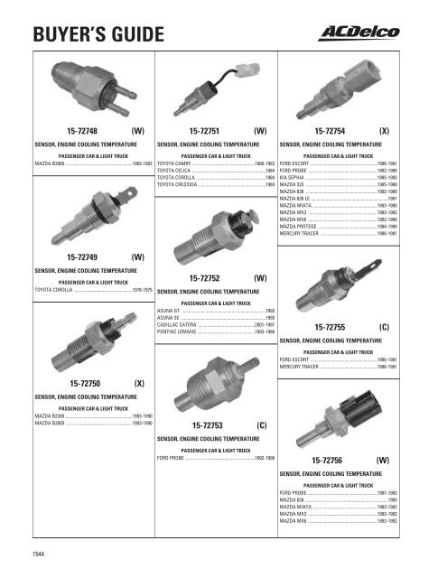 BUYER'S GUIDE - ACDelco