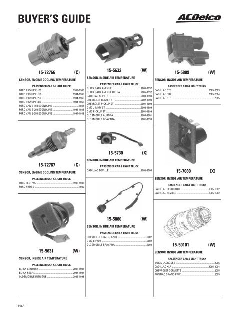 BUYER'S GUIDE - ACDelco