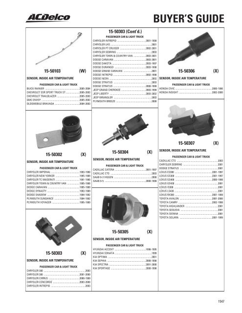 BUYER'S GUIDE - ACDelco