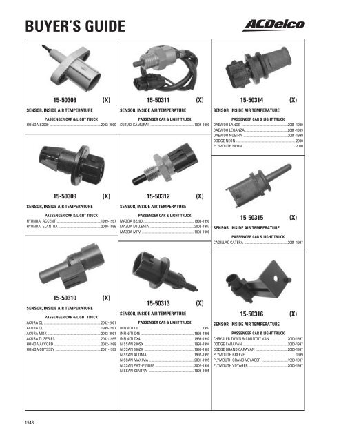 BUYER'S GUIDE - ACDelco